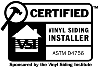 Certified Vinyl Siding Installer logo